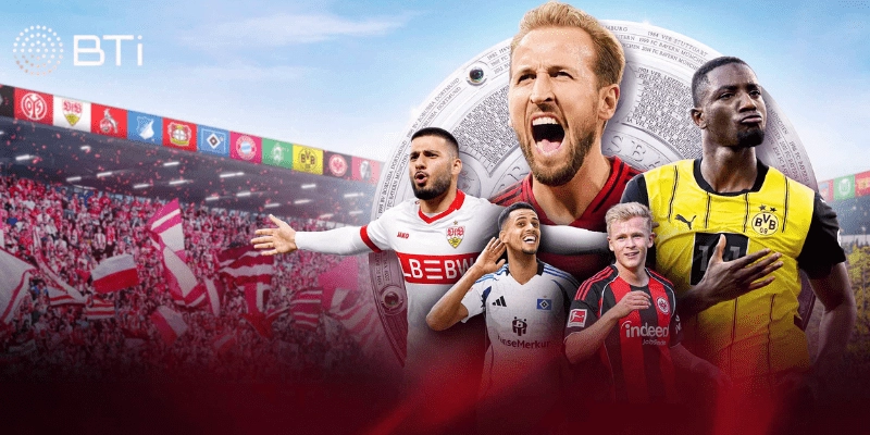 Ví dụ về bảng xếp hạng bóng đá Đức mùa 2025/2026